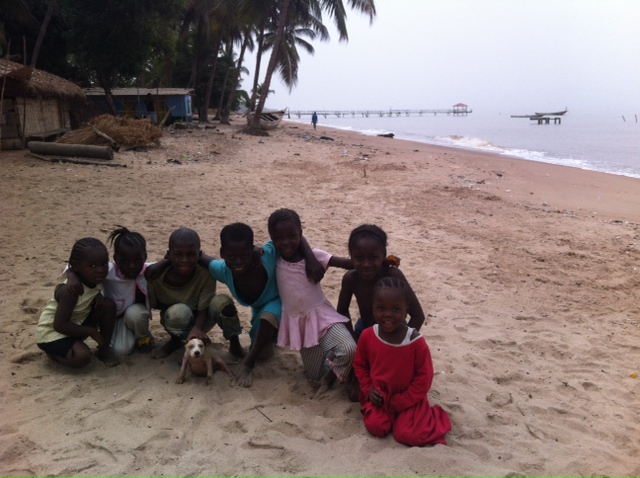 my Freetown goodbye party was thrown by these kids