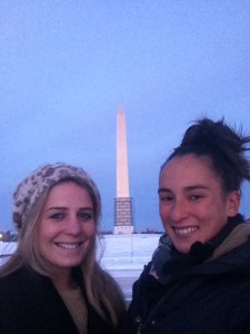 Me and Ursy by the Washington monument