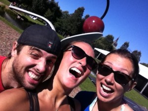 Sculpture garden selfie infront of the spoon
