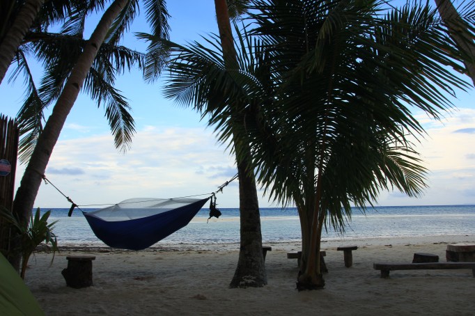 my bed at the campground