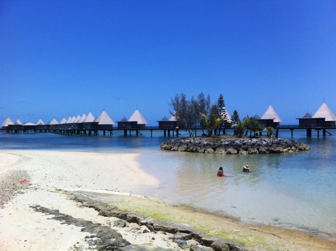 bungalows at Ilot Maitre