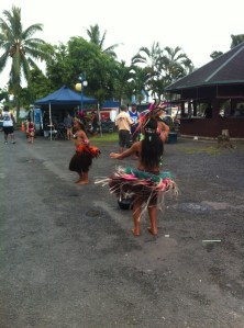 Polynesian dancers
