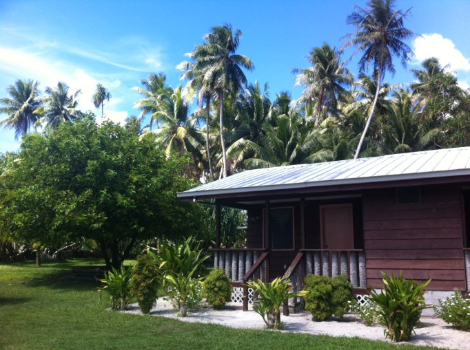 our beach hut at Eneko