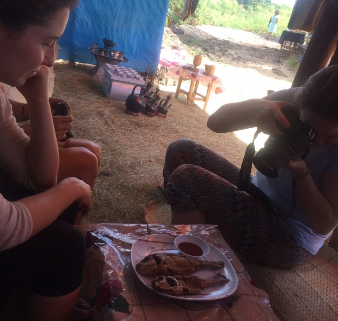 a fried fish lunch, fresh from Lake Tana