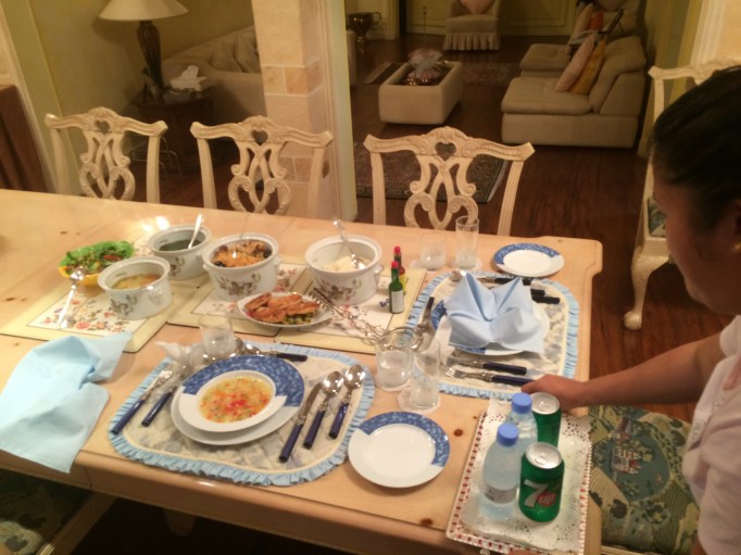 One of our many beautiful lunch spreads