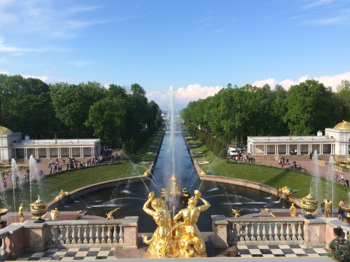 Peterhof garden