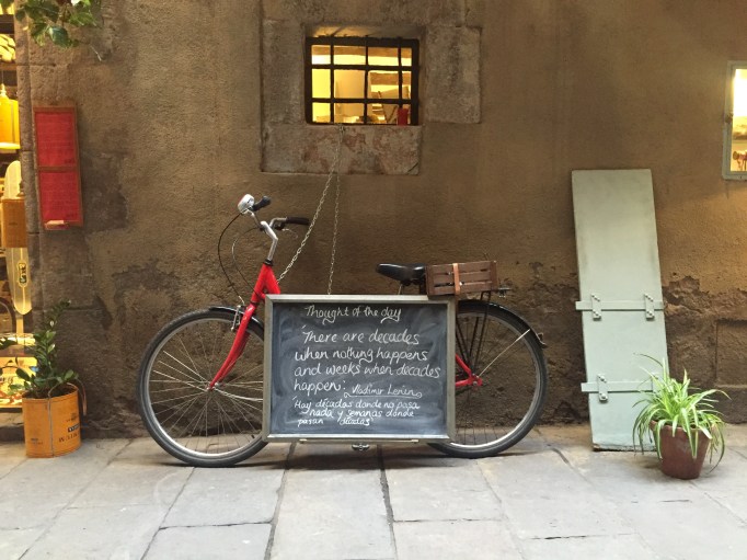 cute side streets in the Gothic quarter